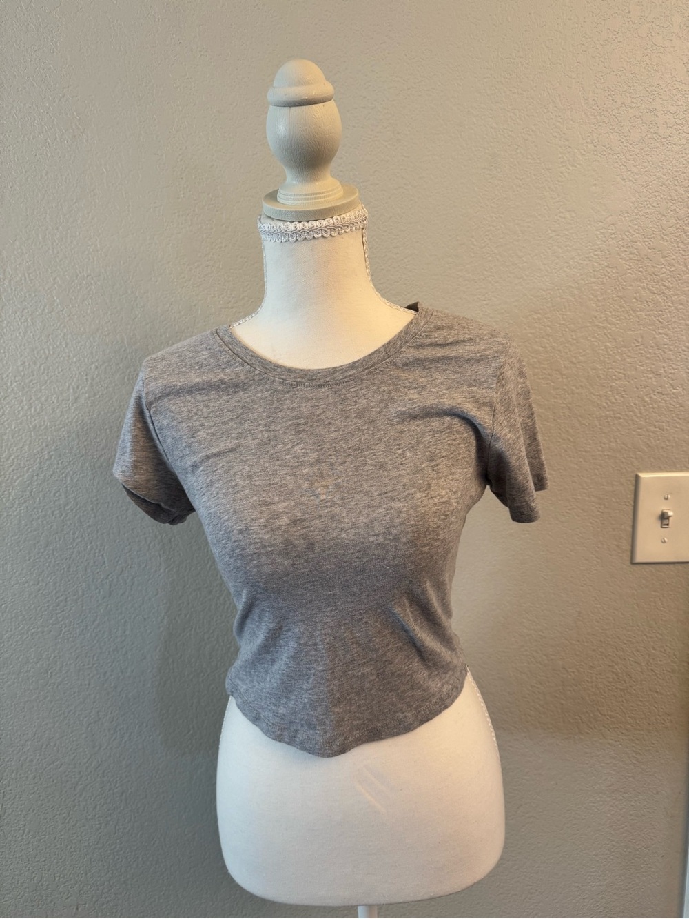 Bozzolo Heather Gray Short Sleeve Crewneck Tee
